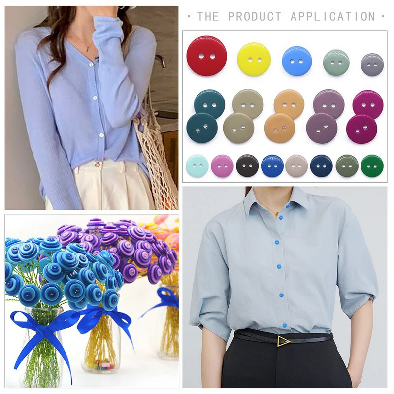 Uued 100 tk vaigust valmistatud laste õmblemisnööbid Chindren riiete jaoks Rõivaste käsitsi valmistatud DIY tarvikud scrapbooking käsitöö