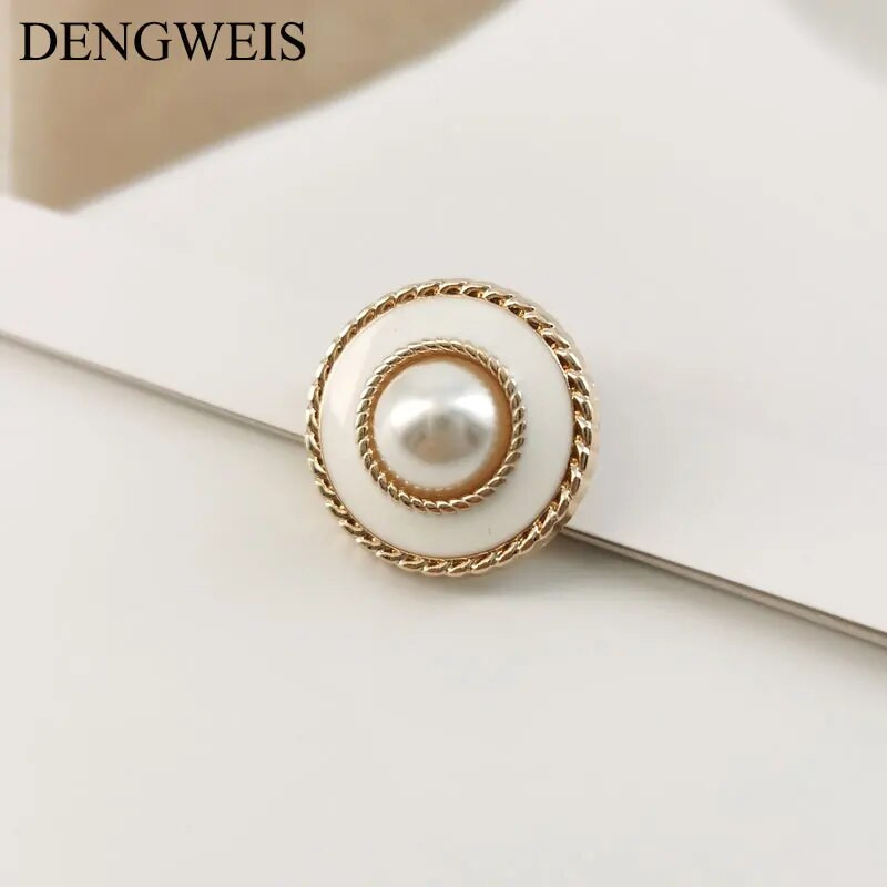 Visokokvalitetni modni gumbi za šivanje Metalni ukrasni gumbi za žene Dodaci za šivanje odjeće za kaput DIY pribor za rukotvorine 6 kom