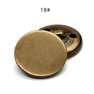 10tk/partii 15/18/20/23/25mm vintage vasest metallnööbid rõivamantli õmblustarvikud nööbid rõivaste käsitöö meisterdamiseks