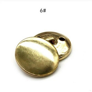 10tk/partii 15/18/20/23/25mm vintage vasest metallnööbid rõivamantli õmblustarvikud nööbid rõivaste käsitöö meisterdamiseks