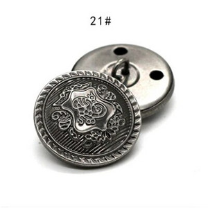 10tk/partii 15/18/20/23/25mm vintage vasest metallnööbid rõivamantli õmblustarvikud nööbid rõivaste käsitöö meisterdamiseks