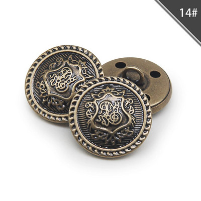 10tk/partii 15/18/20/23/25mm vintage vasest metallnööbid rõivamantli õmblustarvikud nööbid rõivaste käsitöö meisterdamiseks