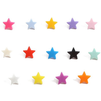 40 бр. 12 мм пластмасови копчета с форма на звезда T5 закопчалка за бебешки дрехи, преса, катарама, шиене Направи си сам, занаяти, аксесоари за дрехи