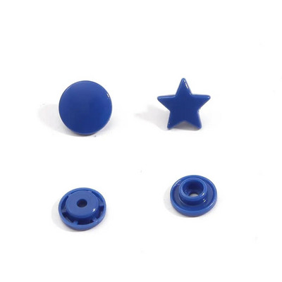 40tk 12MM plastikust nööbid Tähekujuline T5 klõpsuga kinnitus beebiriiete jaoks Pressi pandla õmblemine isetegemine käsitöö rõivatarvikud