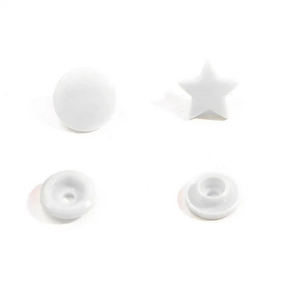 40tk 12MM plastikust nööbid Tähekujuline T5 klõpsuga kinnitus beebiriiete jaoks Pressi pandla õmblemine isetegemine käsitöö rõivatarvikud