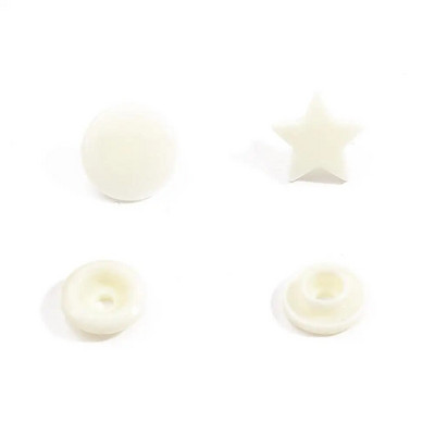 40tk 12MM plastikust nööbid Tähekujuline T5 klõpsuga kinnitus beebiriiete jaoks Pressi pandla õmblemine isetegemine käsitöö rõivatarvikud