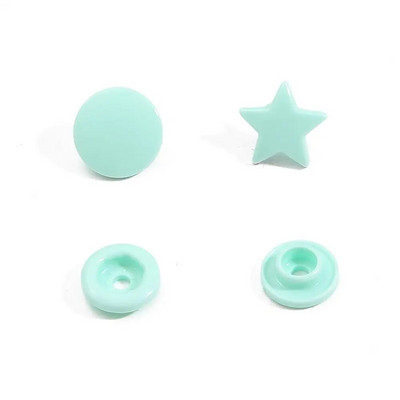 40tk 12MM plastikust nööbid Tähekujuline T5 klõpsuga kinnitus beebiriiete jaoks Pressi pandla õmblemine isetegemine käsitöö rõivatarvikud