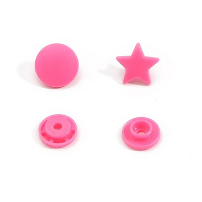 40tk 12MM plastikust nööbid Tähekujuline T5 klõpsuga kinnitus beebiriiete jaoks Pressi pandla õmblemine isetegemine käsitöö rõivatarvikud