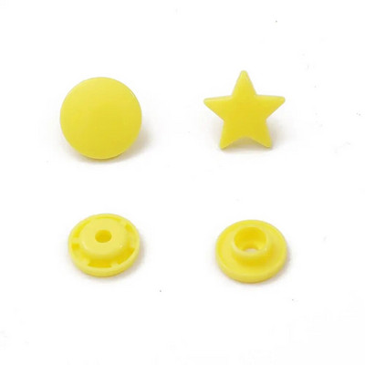 40tk 12MM plastikust nööbid Tähekujuline T5 klõpsuga kinnitus beebiriiete jaoks Pressi pandla õmblemine isetegemine käsitöö rõivatarvikud
