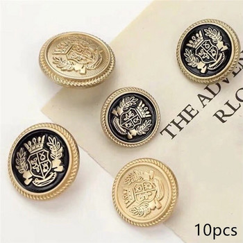 Горещи продавани метални копчета за консумативи и аксесоари за шиене на дрехи Ръчно зашити копчета за якета 20 мм копчета за дрехи