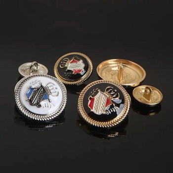 Горещи продавани метални копчета за консумативи и аксесоари за шиене на дрехи Ръчно зашити копчета за якета 20 мм копчета за дрехи