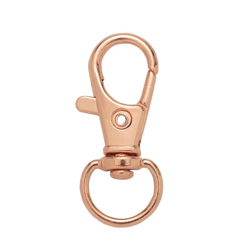 10/20 tk Pööratav homaarkinnitus konksud võtmehoidja poolitatud võtmehoidja pistik kotirihma koerakettide jaoks DIY ehete leidmine