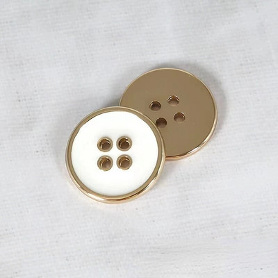 10 bucăți nasturi din aliaj de înaltă calitate, 11,5/15/18/20/25mm, cu 4 găuri, nasturi rotunzi, pentru cusut, accesorii pentru haine de vânt