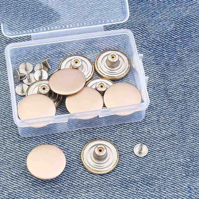 10 buc nasturi pentru blugi fără șuruburi, butoane detașabile reglabile, pentru schimbarea pantalonilor, circumferința taliei, set de catarame pentru talie cu cutie