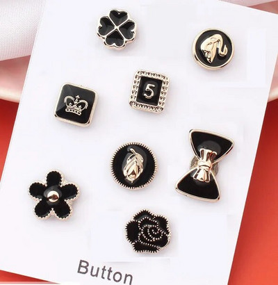 Magnet de modă Cataramă ascunsă Ajustare cămașă detașabilă Nasturi cu perle Broșă fără unghii Set de nasturi decorativi