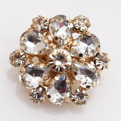 25 mm, butoni de bricolaj, metal, cristal, blană cusut manual, jachetă cardigan cu nasturi cu strass, cu mâner
