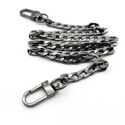 „Pasidaryk pats“ 120 cm metalinės rankinės piniginės grandinės odinio krepšio dirželio rankenos pečių krepšio keitimo remontas su 2 užsegimais, 4 spalvų užsegimu