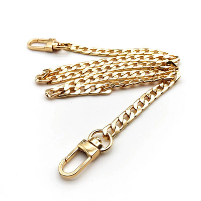 „Pasidaryk pats“ 120 cm metalinės rankinės piniginės grandinės odinio krepšio dirželio rankenos pečių krepšio keitimo remontas su 2 užsegimais, 4 spalvų užsegimu