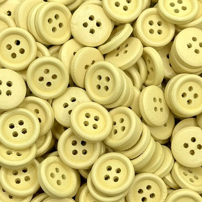 Nou 15mm 30 buc/pachet 7 culori pentru copii nasturi rotunji din lemn lucrat manual album de însemnări decorare nunta accesorii de cusut