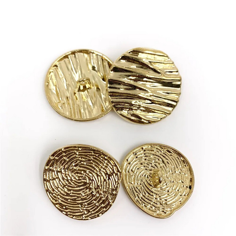 22mm 25mm 10tk/partii Lõvipea metallist nööp kuld kampsun mantel kaunistus särgi nööbid tarvikud DIY JS-0075