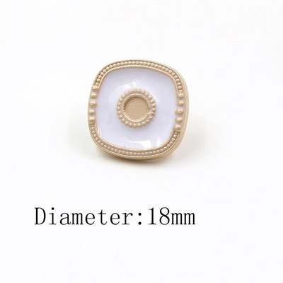 15mm 18mm 20mm 10 buc/lot Punct ulei metalic nasturi aur pulover haină decorare butoni cămașă accesorii DIY A-19512-504