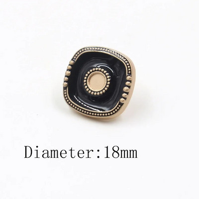 15mm 18mm 20mm 10 buc/lot Punct ulei metalic nasturi aur pulover haină decorare butoni cămașă accesorii DIY A-19512-504
