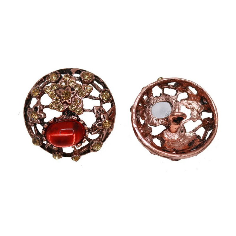 Κουμπί καλής ποιότητας μεταλλικά στρας 34 χιλιοστών με κουμπιά διακόσμησης παλτό πουλόβερ DIY 1Pcs/Παρτίδα SP-0198