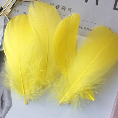 Pene naturale de gâscă Pene 4-8cm 8-12cm Pene de lebădă pentru decorarea casei Artizanat Accesorii pentru bijuterii de nuntă 100 buc