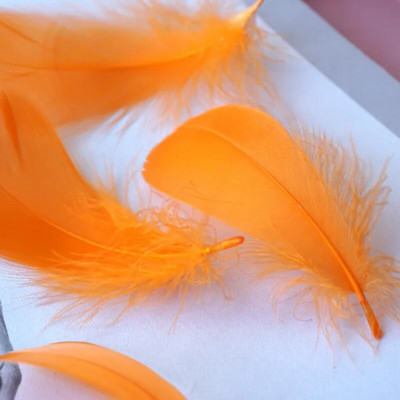 Pene naturale de gâscă Pene 4-8cm 8-12cm Pene de lebădă pentru decorarea casei Artizanat Accesorii pentru bijuterii de nuntă 100 buc