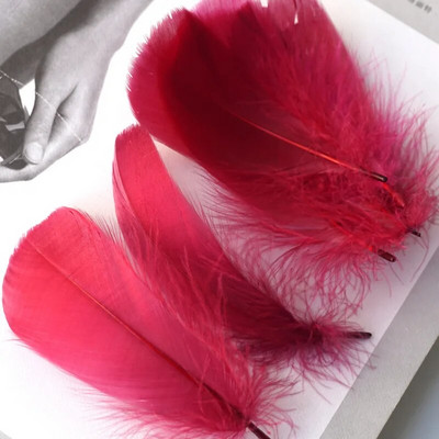 Pene naturale de gâscă Pene 4-8cm 8-12cm Pene de lebădă pentru decorarea casei Artizanat Accesorii pentru bijuterii de nuntă 100 buc