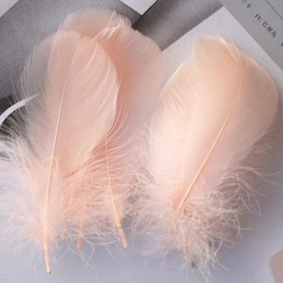 Pene naturale de gâscă Pene 4-8cm 8-12cm Pene de lebădă pentru decorarea casei Artizanat Accesorii pentru bijuterii de nuntă 100 buc