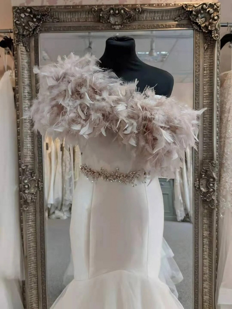 2 meetrit naturaalset kalkuni suled Äärised narmaste kõrgus 10-15 cm pulmariietus kleit kaunistus DIY sulgede lindi õmblemine käsitöö