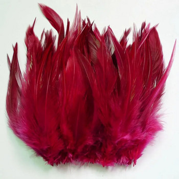 50τμχ 10-15cm Φυσικό Φτερό Κοτόπουλου Φασιανού για DIY Crafts Κόκορας Πλούμα Κοσμήματα Ονειροκάθηρα Σκουλαρίκια Διακόσμηση