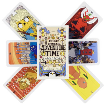 Adventure Time Tarot Cards A 78 Deck Oracle English Visions Divination Edition Borad Playing Games