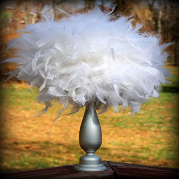 1 Yard Natural Feathers Turkey Trim DIY Wedding Marabou Feather Κορδέλα 10-15cm Χειροτεχνία Ράψιμο Ρούχα Πλοίο Χειροποίητη Διακόσμηση