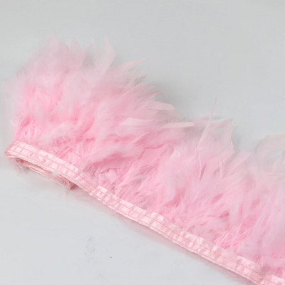 1 õue Naturaalsed Türgi suled Trimmi isetehtud pulm Marabu sulgedest lint 10-15cm käsitöö õmblemine Rõivad Plume Käsitsi valmistatud kaunistused