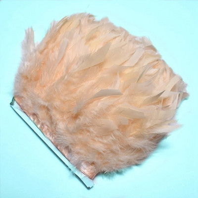 1 metras Natūralios kalakutienos plunksnos Apdailos „pasidaryk pats“ Vestuvės Marabu plunksnos Juostelės Amatai Siuvami Drabužiai Vakarėlis Plunksnas Rankų darbo namų dekoras