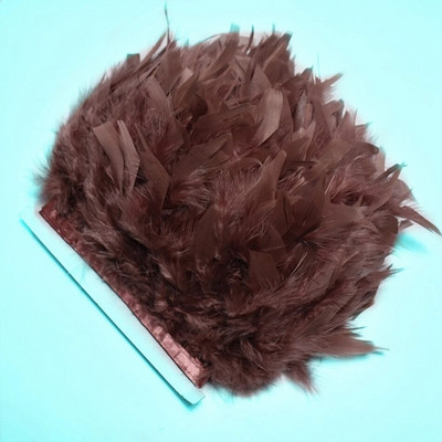 1 metras Natūralios kalakutienos plunksnos Apdailos „pasidaryk pats“ Vestuvės Marabu plunksnos Juostelės Amatai Siuvami Drabužiai Vakarėlis Plunksnas Rankų darbo namų dekoras