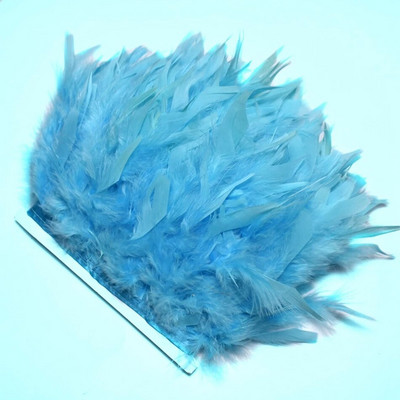 1 metras Natūralios kalakutienos plunksnos Apdailos „pasidaryk pats“ Vestuvės Marabu plunksnos Juostelės Amatai Siuvami Drabužiai Vakarėlis Plunksnas Rankų darbo namų dekoras