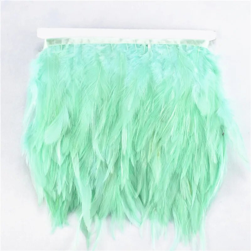 1 metar/lot Sedlo Perje fazana Obrub Rese 4-6" Bordo pijetlovo perje Vrpca Perje za šivanje za izradu nakita Plumas