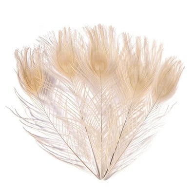 10 vnt/stal. Dažymas povo plunksnų amatams ilgis 25-30cm 10-12 colių povo plunksnos pasidaryk pats papuošalai dekoratyvinės fazanų plunksnos