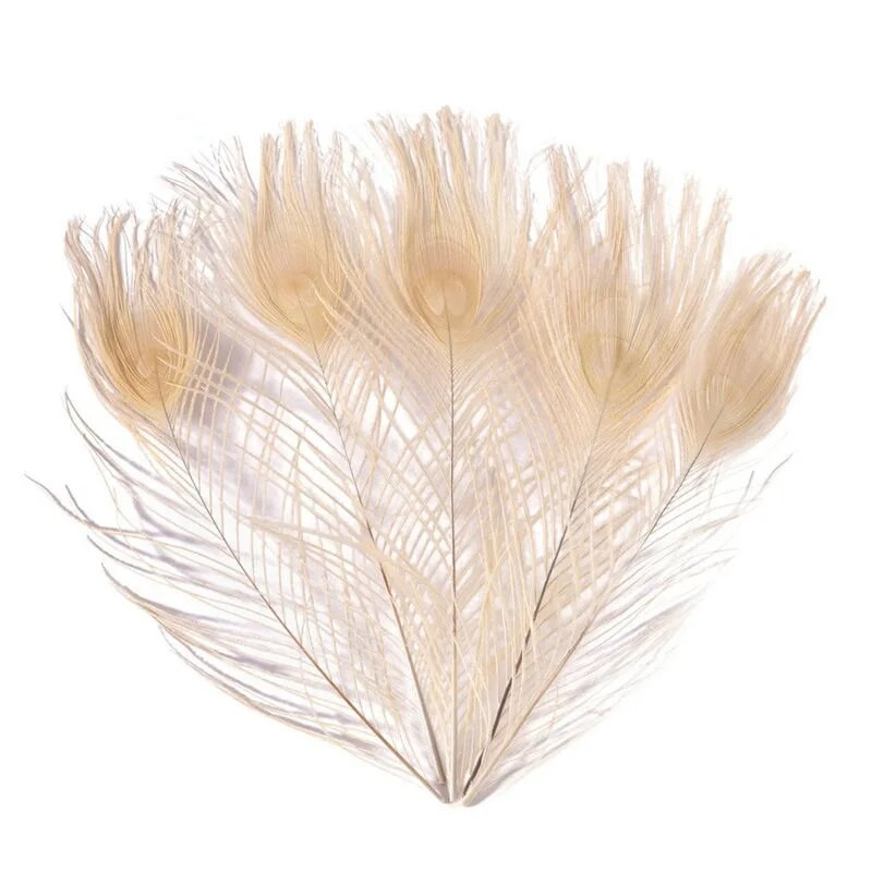 10 vnt/stal. Dažymas povo plunksnų amatams ilgis 25-30cm 10-12 colių povo plunksnos pasidaryk pats papuošalai dekoratyvinės fazanų plunksnos