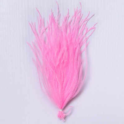 100 τμχ/παρτίδα 10-18 εκ. Φυσικά φτερά στρουθοκαμήλου Κλιπ σε προεκτάσεις μαλλιών Plumas Μεταξωτό σκουλαρίκι κατασκευής αξεσουάρ Διακοσμητικά φτερά