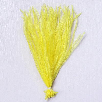 100 τμχ/παρτίδα 10-18 εκ. Φυσικά φτερά στρουθοκαμήλου Κλιπ σε προεκτάσεις μαλλιών Plumas Μεταξωτό σκουλαρίκι κατασκευής αξεσουάρ Διακοσμητικά φτερά