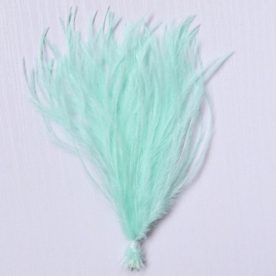 100 τμχ/παρτίδα 10-18 εκ. Φυσικά φτερά στρουθοκαμήλου Κλιπ σε προεκτάσεις μαλλιών Plumas Μεταξωτό σκουλαρίκι κατασκευής αξεσουάρ Διακοσμητικά φτερά