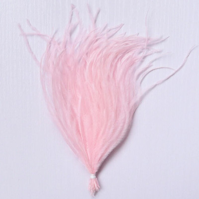 100 τμχ/παρτίδα 10-18 εκ. Φυσικά φτερά στρουθοκαμήλου Κλιπ σε προεκτάσεις μαλλιών Plumas Μεταξωτό σκουλαρίκι κατασκευής αξεσουάρ Διακοσμητικά φτερά