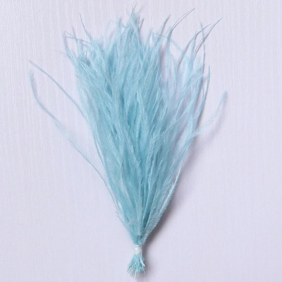 100 τμχ/παρτίδα 10-18 εκ. Φυσικά φτερά στρουθοκαμήλου Κλιπ σε προεκτάσεις μαλλιών Plumas Μεταξωτό σκουλαρίκι κατασκευής αξεσουάρ Διακοσμητικά φτερά