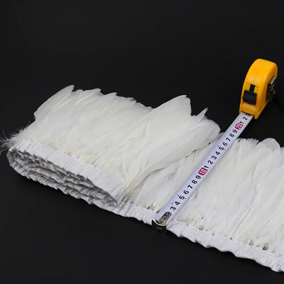 15-20 cm valgest kullast Hanesuled Trimmi SULK Hanesuled peokleitide lindil Kaunistus käsitöö 1 meeter/partii