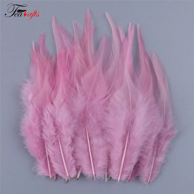 100 tk kukesulgi ehete tegemiseks roosa kärbse sidumine plumasid pulmakleit dekoratiivne unenäopüüdja suled isetegemise jaoks