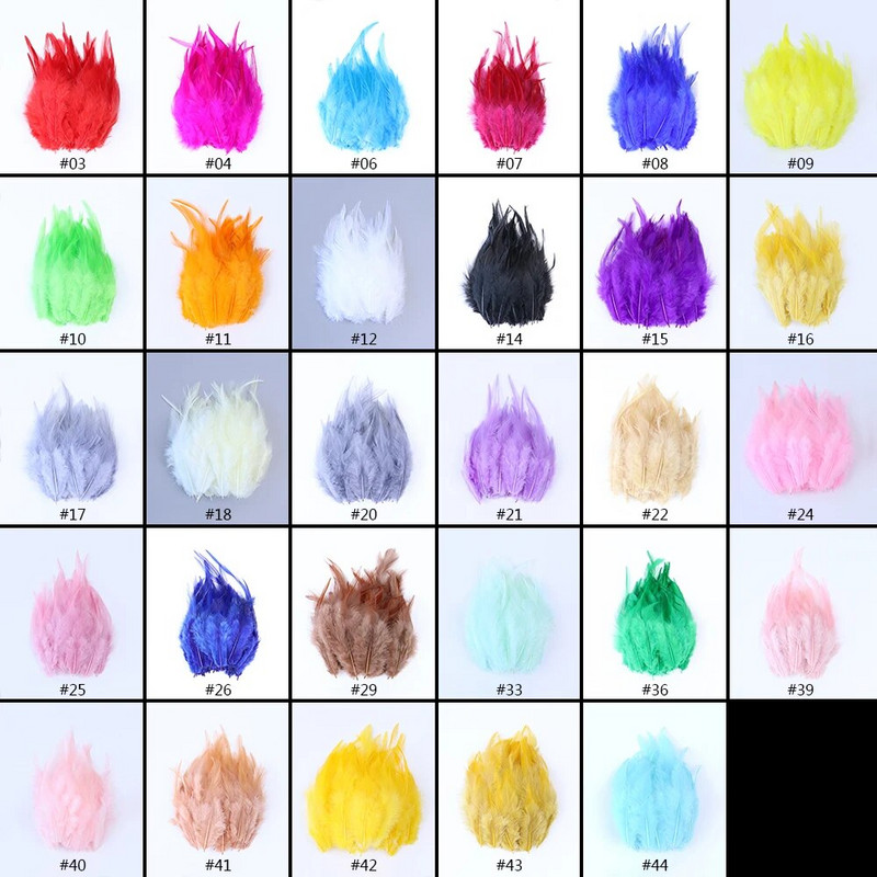 100 tk kukesulgi ehete tegemiseks roosa kärbse sidumine plumasid pulmakleit dekoratiivne unenäopüüdja suled isetegemise jaoks